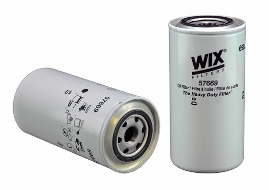 Front View of Engine Oil Filter WIX 57669