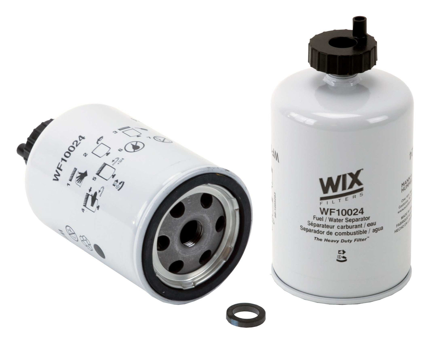 Front View of Fuel Water Separator Filter WIX WF10024