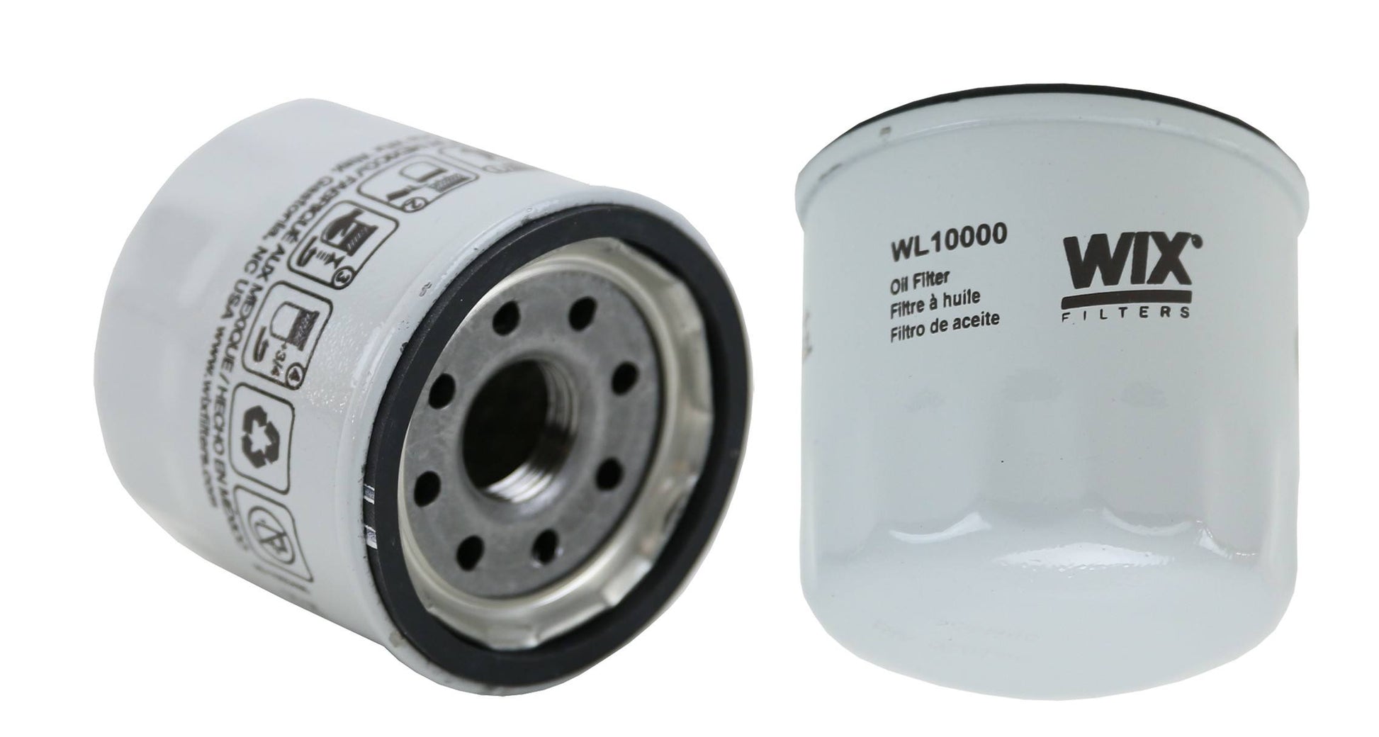 Front View of Engine Oil Filter WIX WL10000