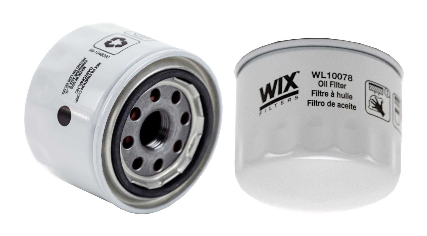 Front View of Engine Oil Filter WIX WL10078