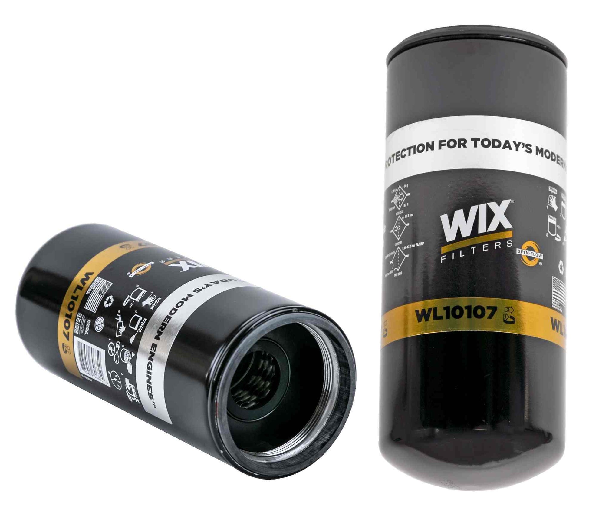 Front View of Engine Oil Filter WIX WL10107