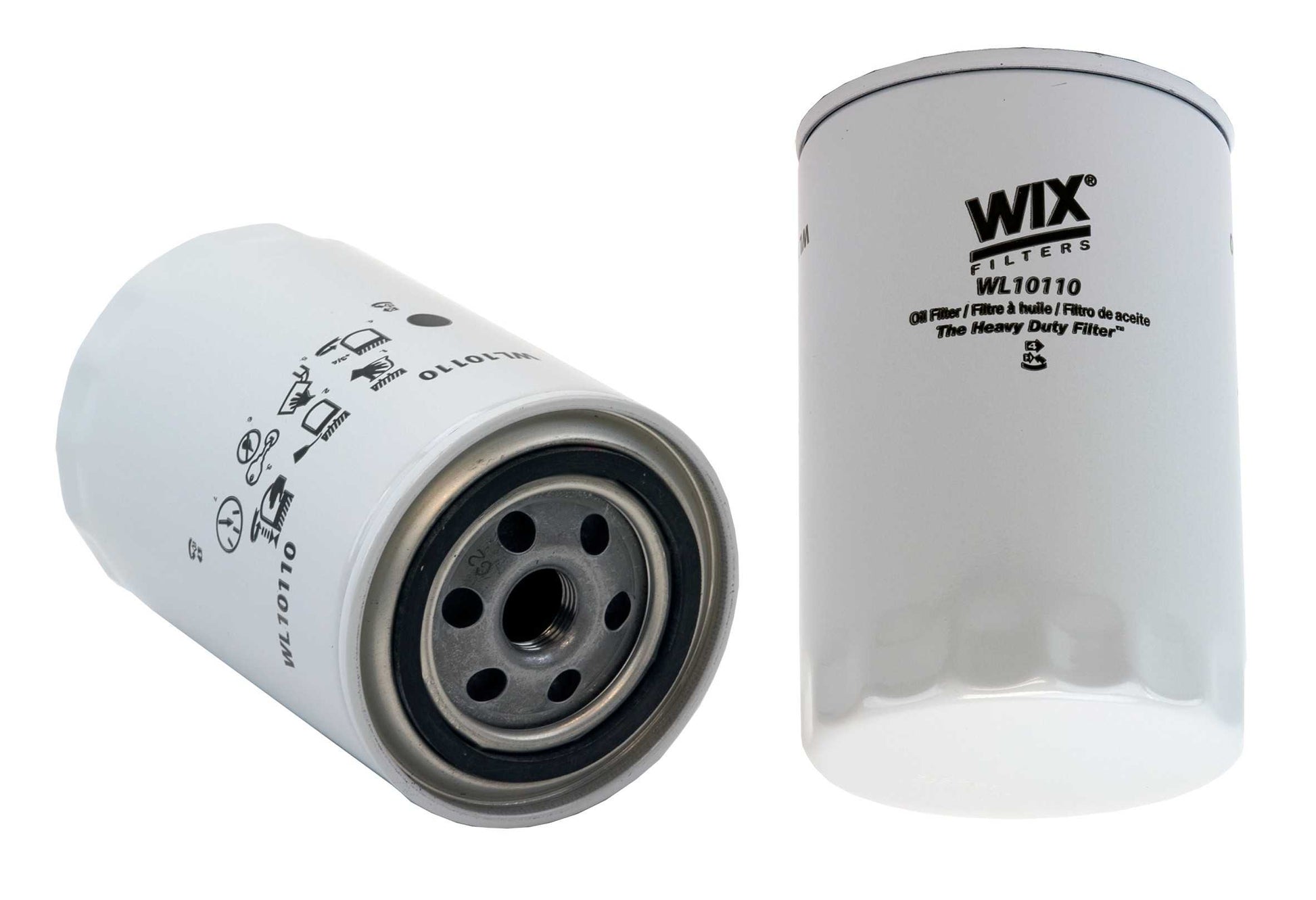 Front View of Engine Oil Filter WIX WL10110