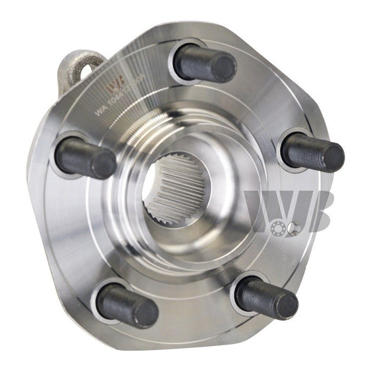 Back View of Rear Wheel Bearing and Hub Assembly WJB WA1044123-00-A