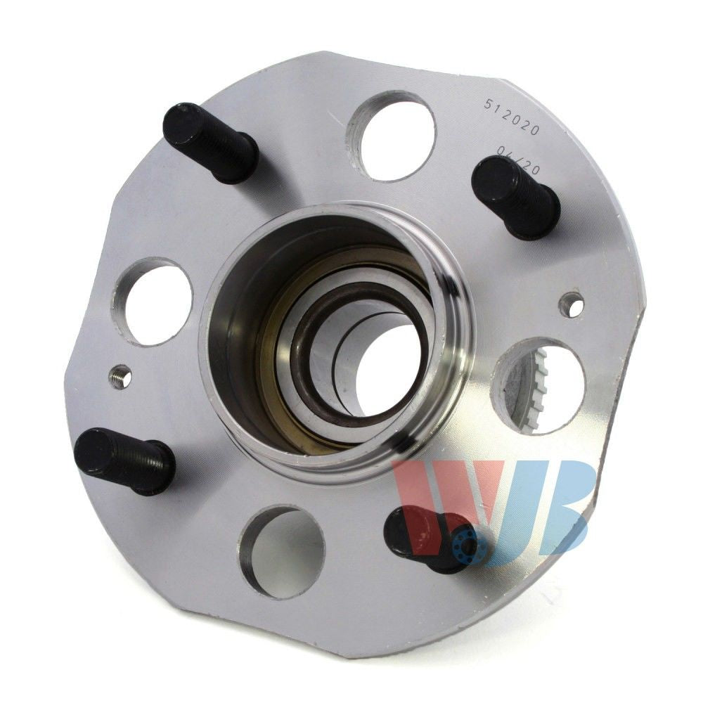 Back View of Rear Wheel Bearing and Hub Assembly WJB WA512020