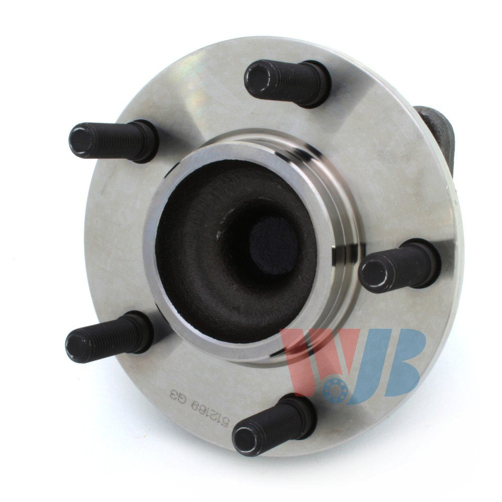 Back View of Rear Wheel Bearing and Hub Assembly WJB WA512169