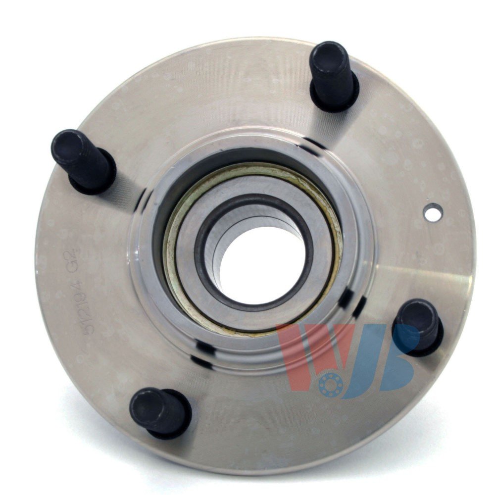 Back View of Rear Wheel Bearing and Hub Assembly WJB WA512194