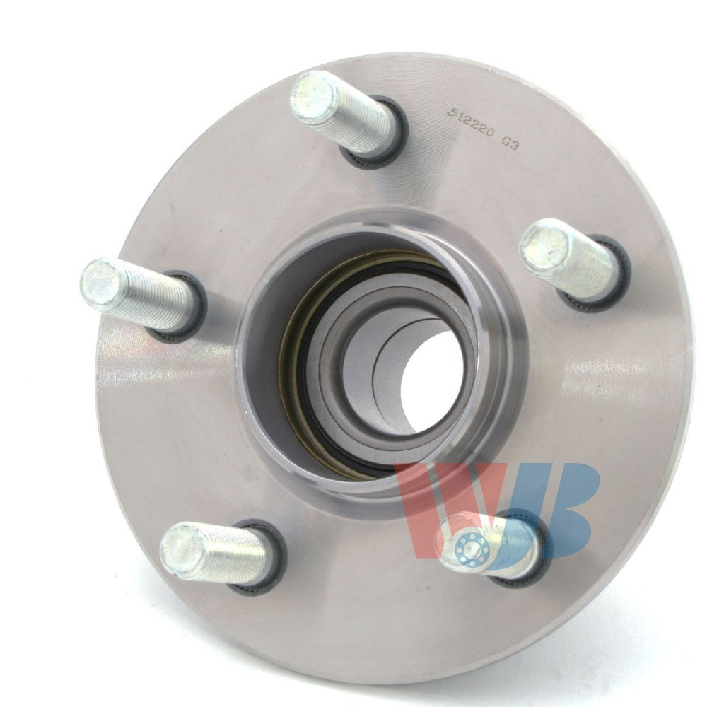 Back View of Rear Wheel Bearing and Hub Assembly WJB WA512220