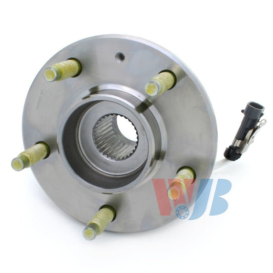 Back View of Rear Wheel Bearing and Hub Assembly WJB WA512223