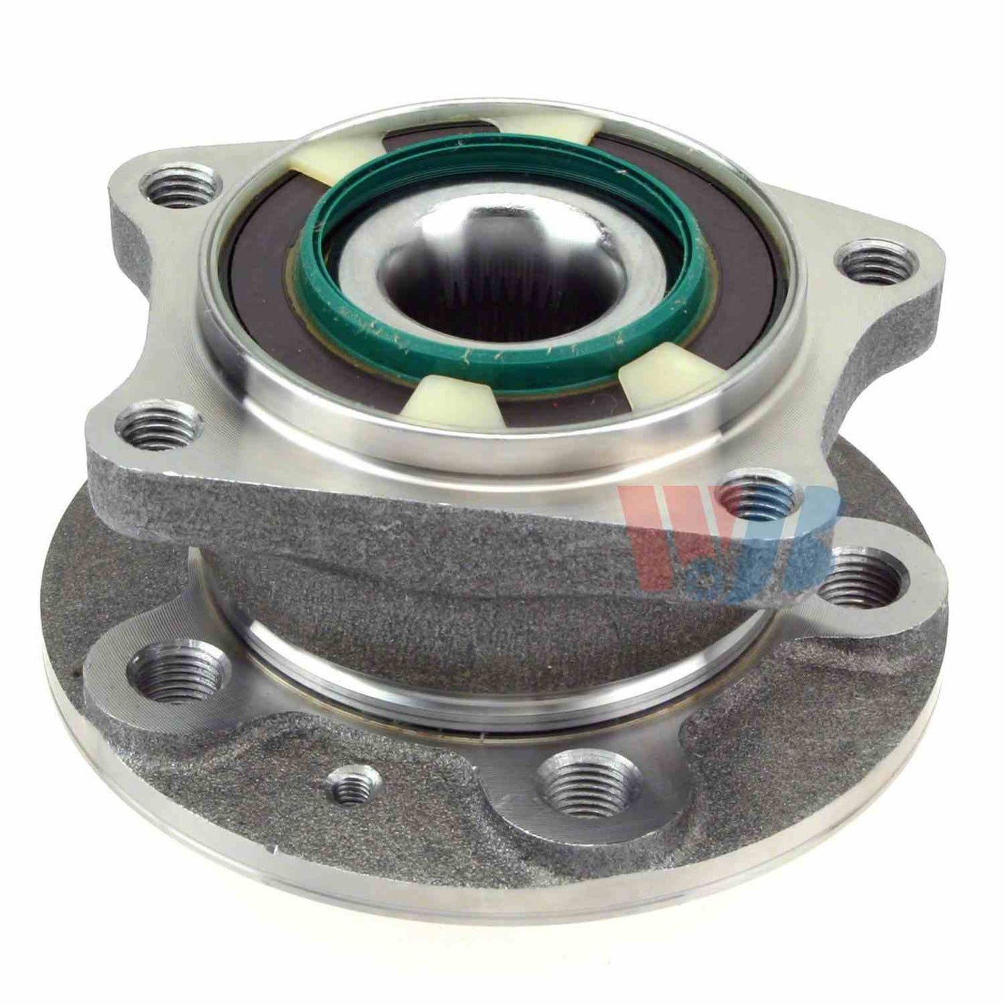 Front View of Rear Wheel Bearing and Hub Assembly WJB WA512273