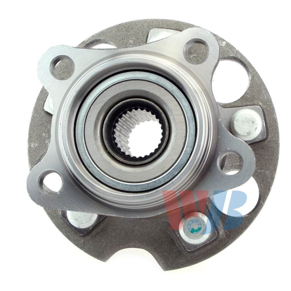 Front View of Rear Wheel Bearing and Hub Assembly WJB WA512284