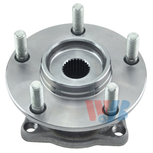 Back View of Rear Wheel Bearing and Hub Assembly WJB WA512291