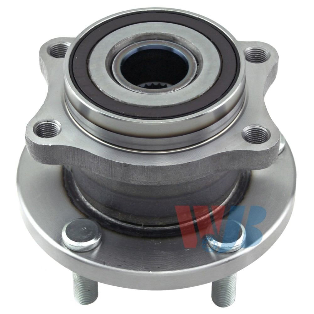 Front View of Rear Wheel Bearing and Hub Assembly WJB WA512328