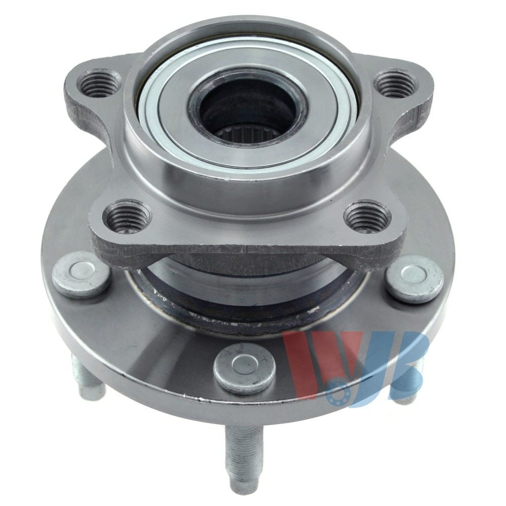 Front View of Rear Wheel Bearing and Hub Assembly WJB WA512335