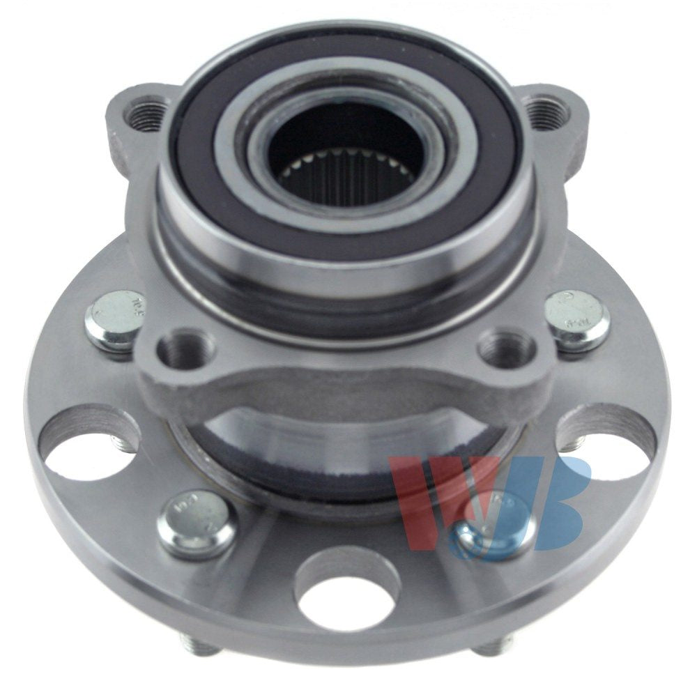 Front View of Rear Wheel Bearing and Hub Assembly WJB WA512337