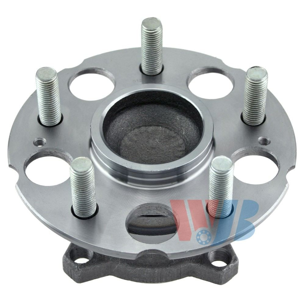 Back View of Rear Wheel Bearing and Hub Assembly WJB WA512344