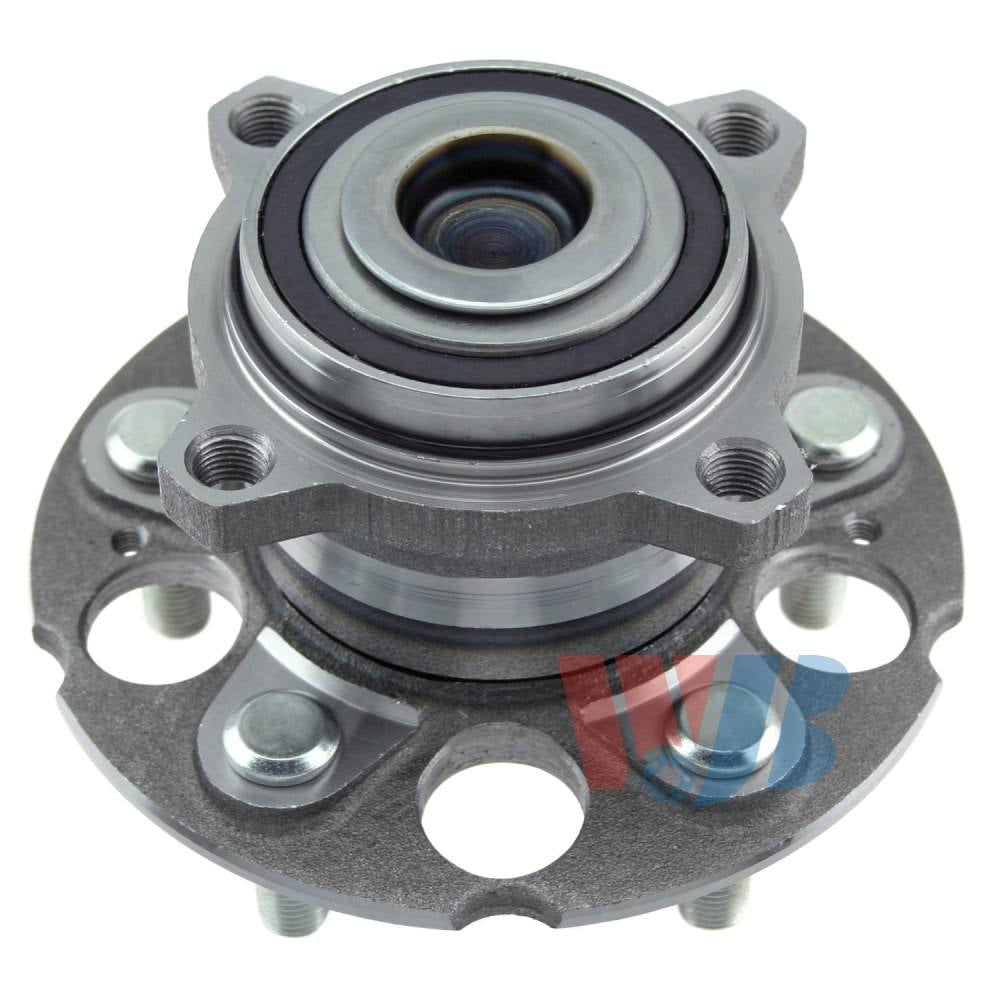 Front View of Rear Wheel Bearing and Hub Assembly WJB WA512344