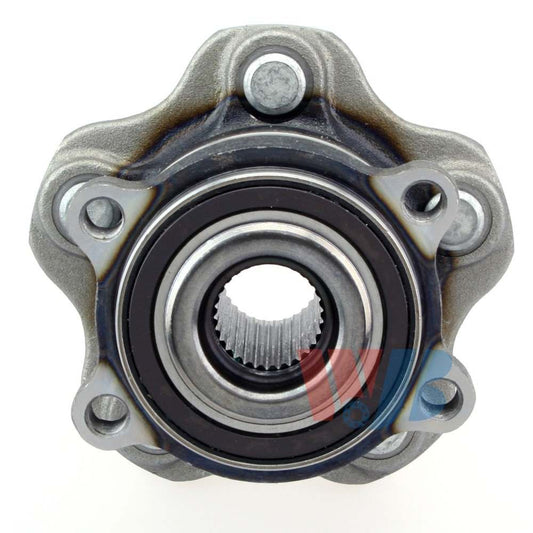 Front View of Rear Wheel Bearing and Hub Assembly WJB WA512363