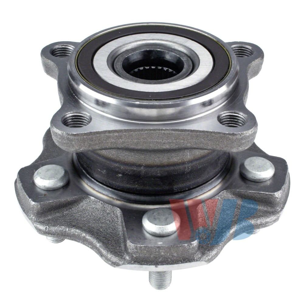 Front View of Rear Wheel Bearing and Hub Assembly WJB WA512365