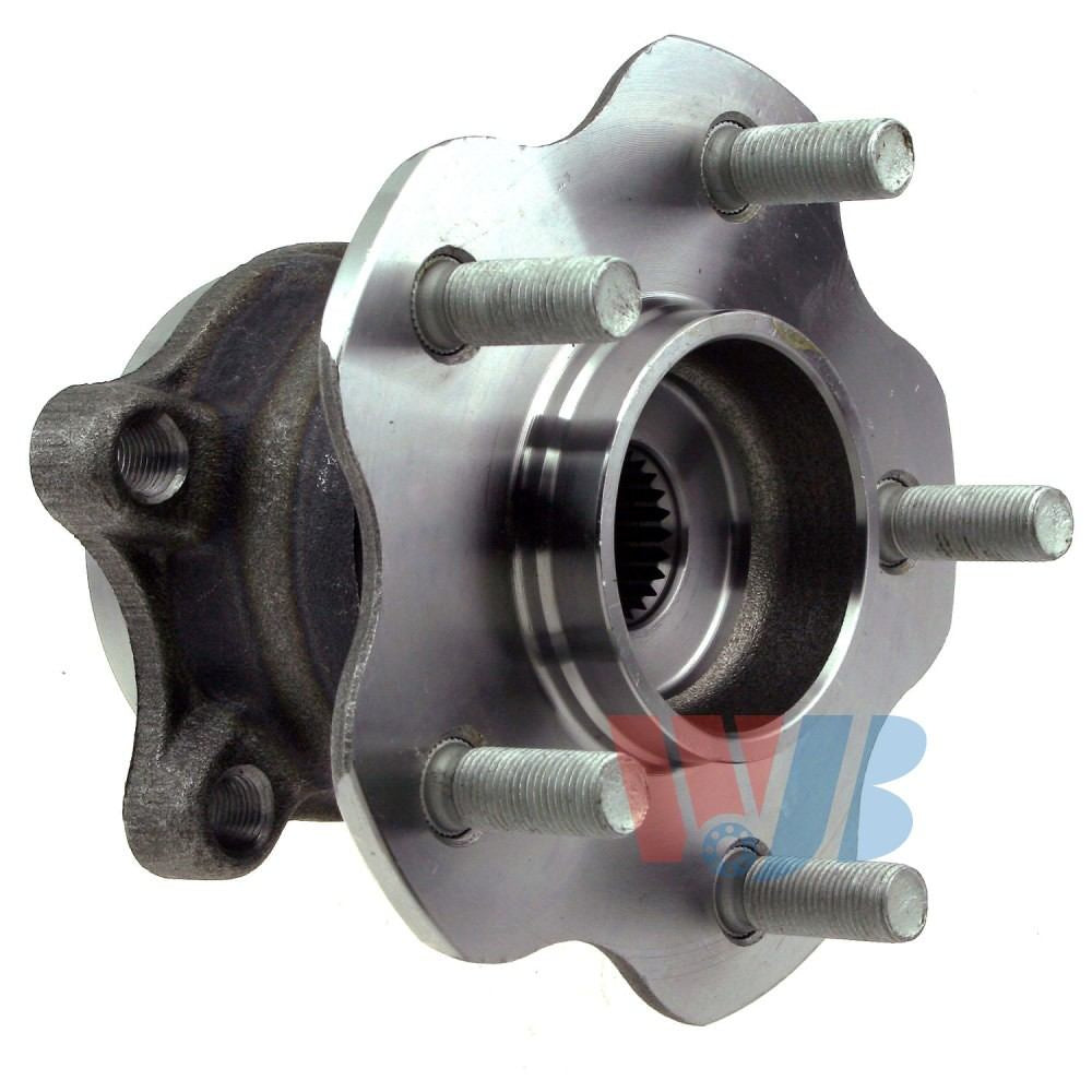 Back View of Rear Wheel Bearing and Hub Assembly WJB WA512373