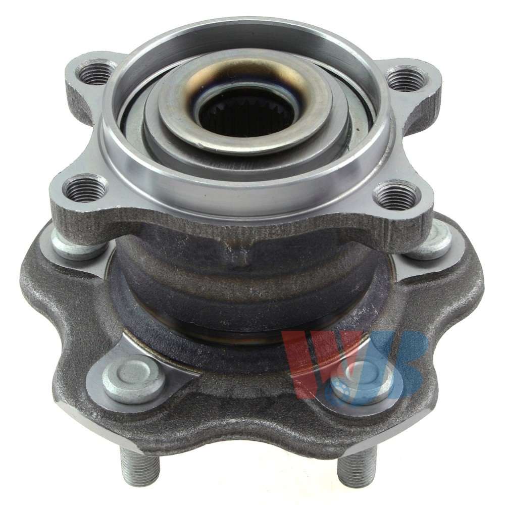 Front View of Rear Wheel Bearing and Hub Assembly WJB WA512373