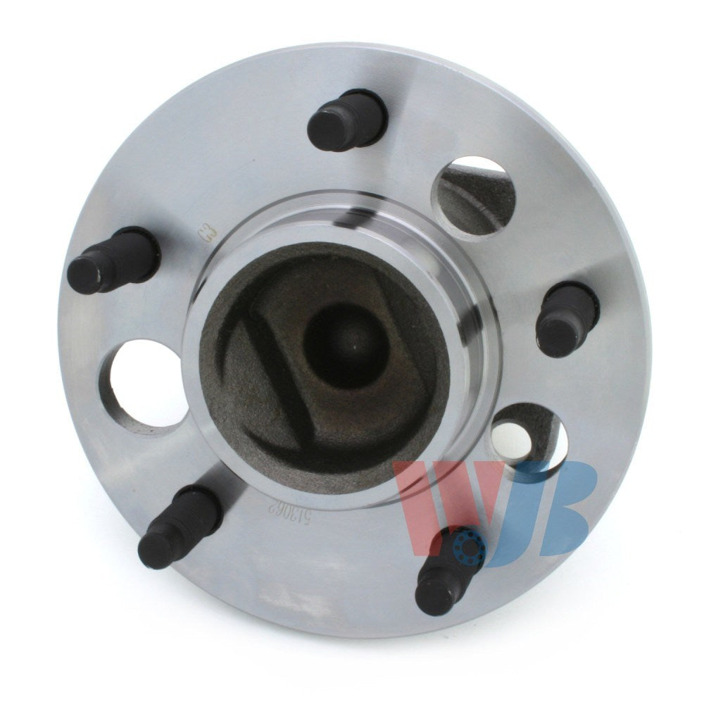 Back View of Rear Wheel Bearing and Hub Assembly WJB WA513062