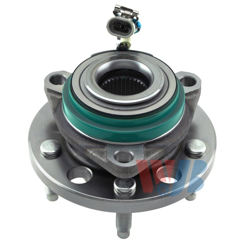 Front View of Front Wheel Bearing and Hub Assembly WJB WA513087HD