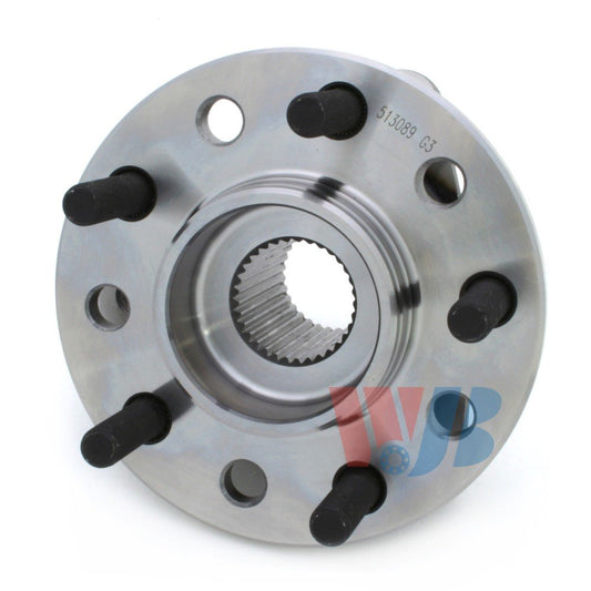 Back View of Front Wheel Bearing and Hub Assembly WJB WA513089