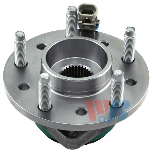 Back View of Front Wheel Bearing and Hub Assembly WJB WA513137HD