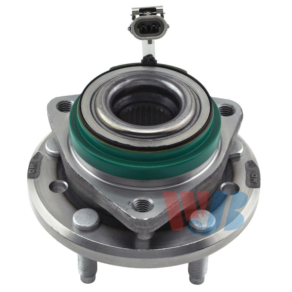 Front View of Front Wheel Bearing and Hub Assembly WJB WA513137HD