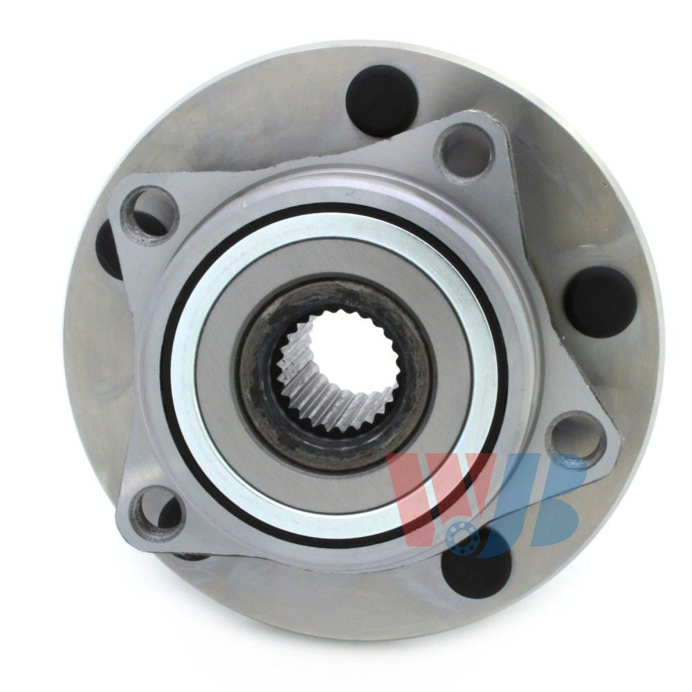 Front View of Front Wheel Bearing and Hub Assembly WJB WA513157