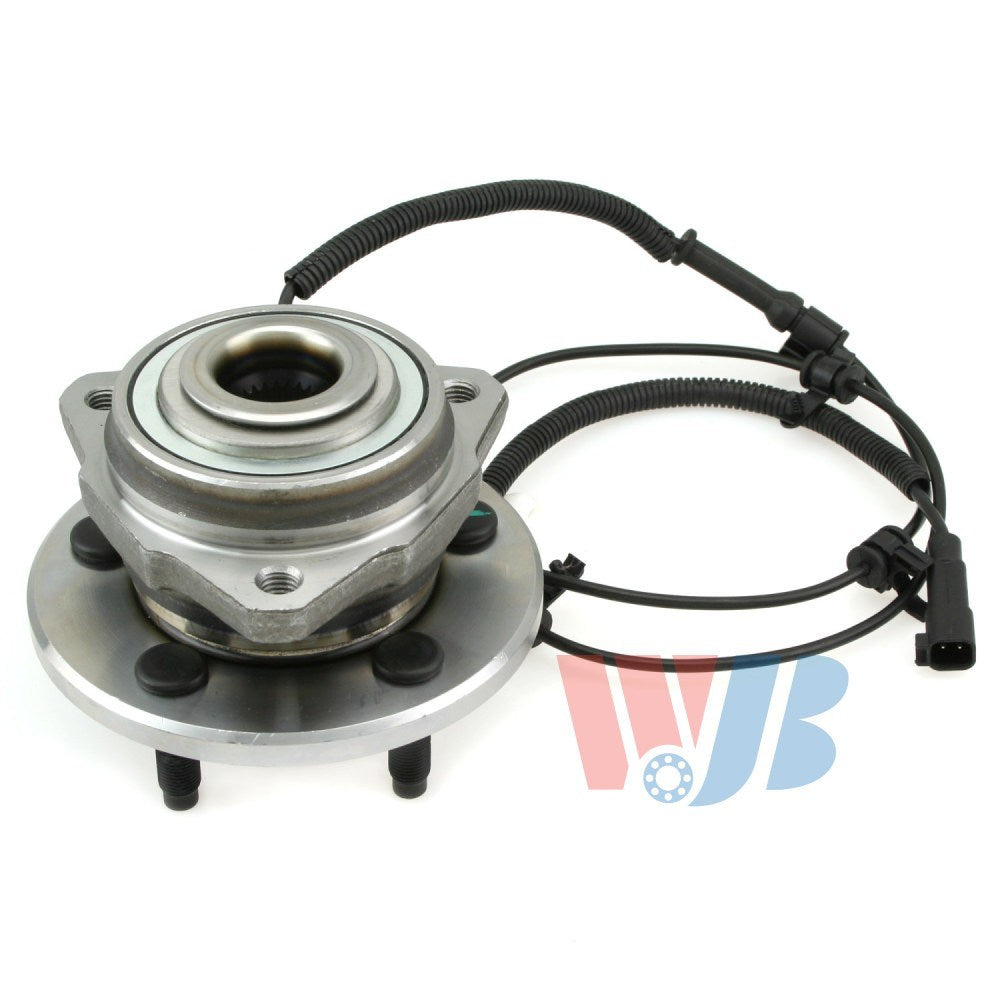 Front View of Front Left Wheel Bearing and Hub Assembly WJB WA513176