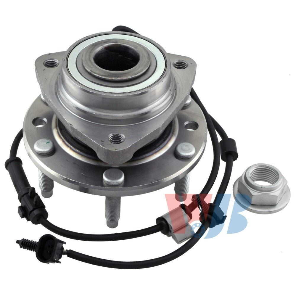 Front View of Front Wheel Bearing and Hub Assembly WJB WA513188HD