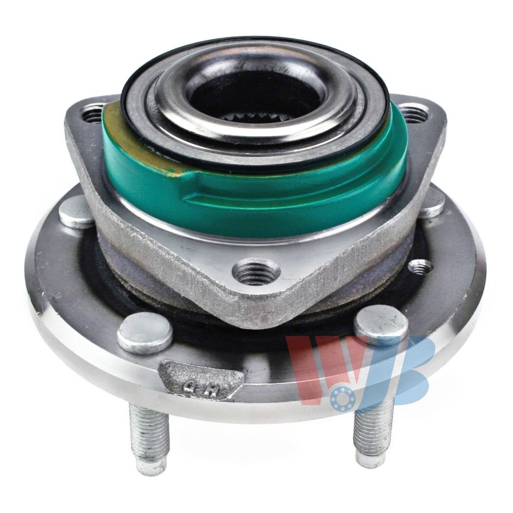 Front View of Front Wheel Bearing and Hub Assembly WJB WA513203HD