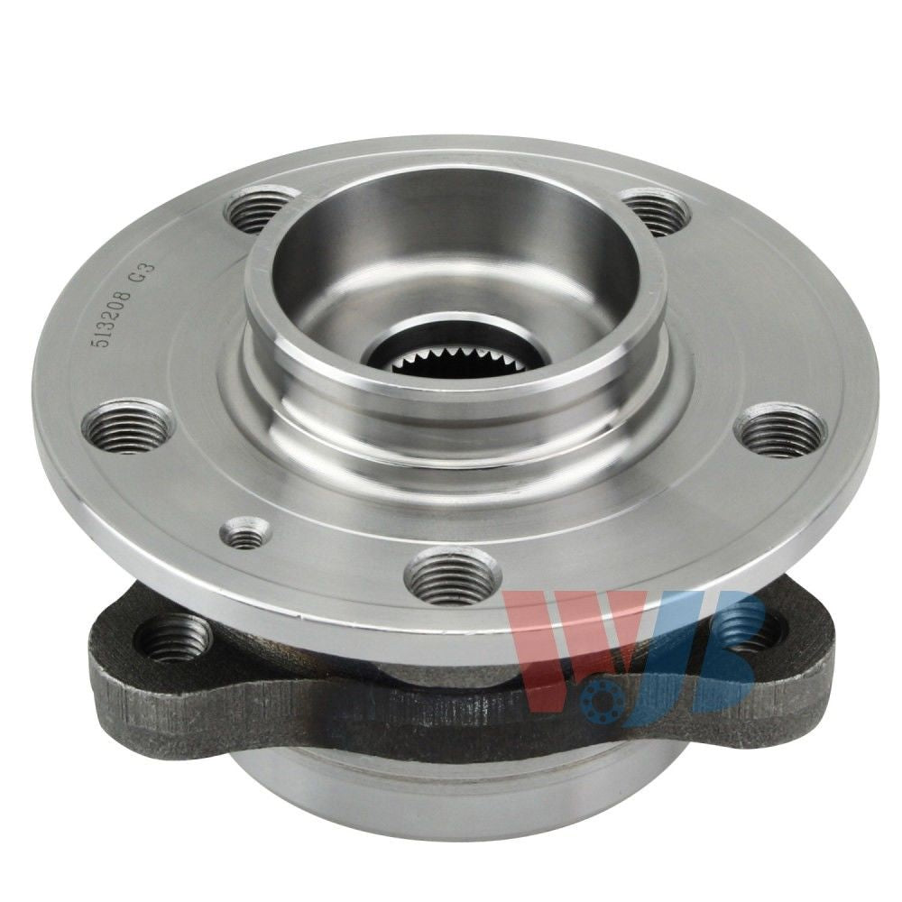 Back View of Front Wheel Bearing and Hub Assembly WJB WA513208