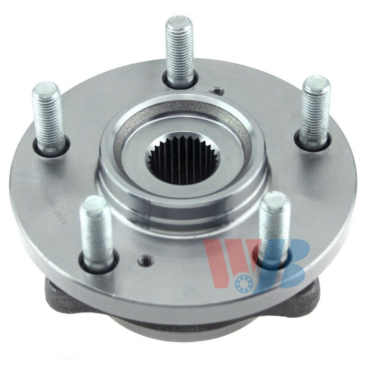 Back View of Front Wheel Bearing and Hub Assembly WJB WA513219