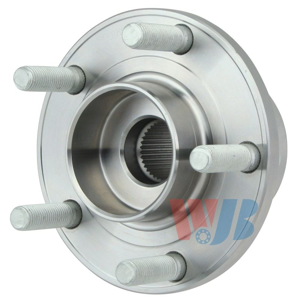 Back View of Front Wheel Bearing and Hub Assembly WJB WA513255