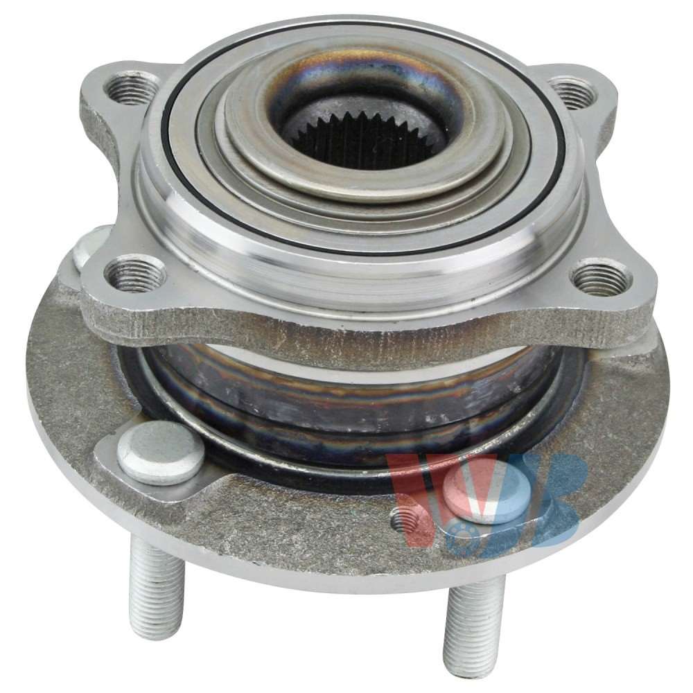 Front View of Front Wheel Bearing and Hub Assembly WJB WA513256