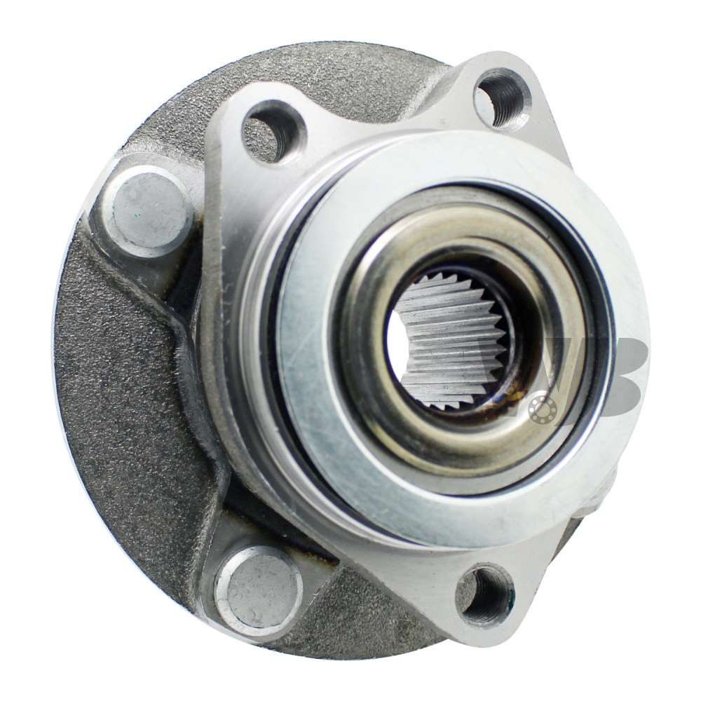 Front View of Front Wheel Bearing and Hub Assembly WJB WA513373