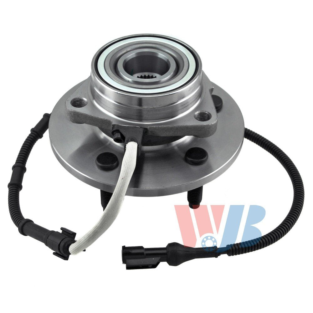 Front View of Front Wheel Bearing and Hub Assembly WJB WA515031