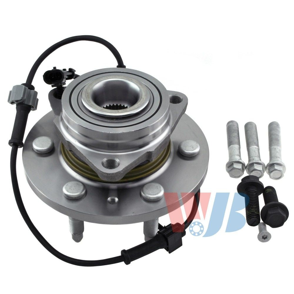 Front View of Front Wheel Bearing and Hub Assembly WJB WA515036HD