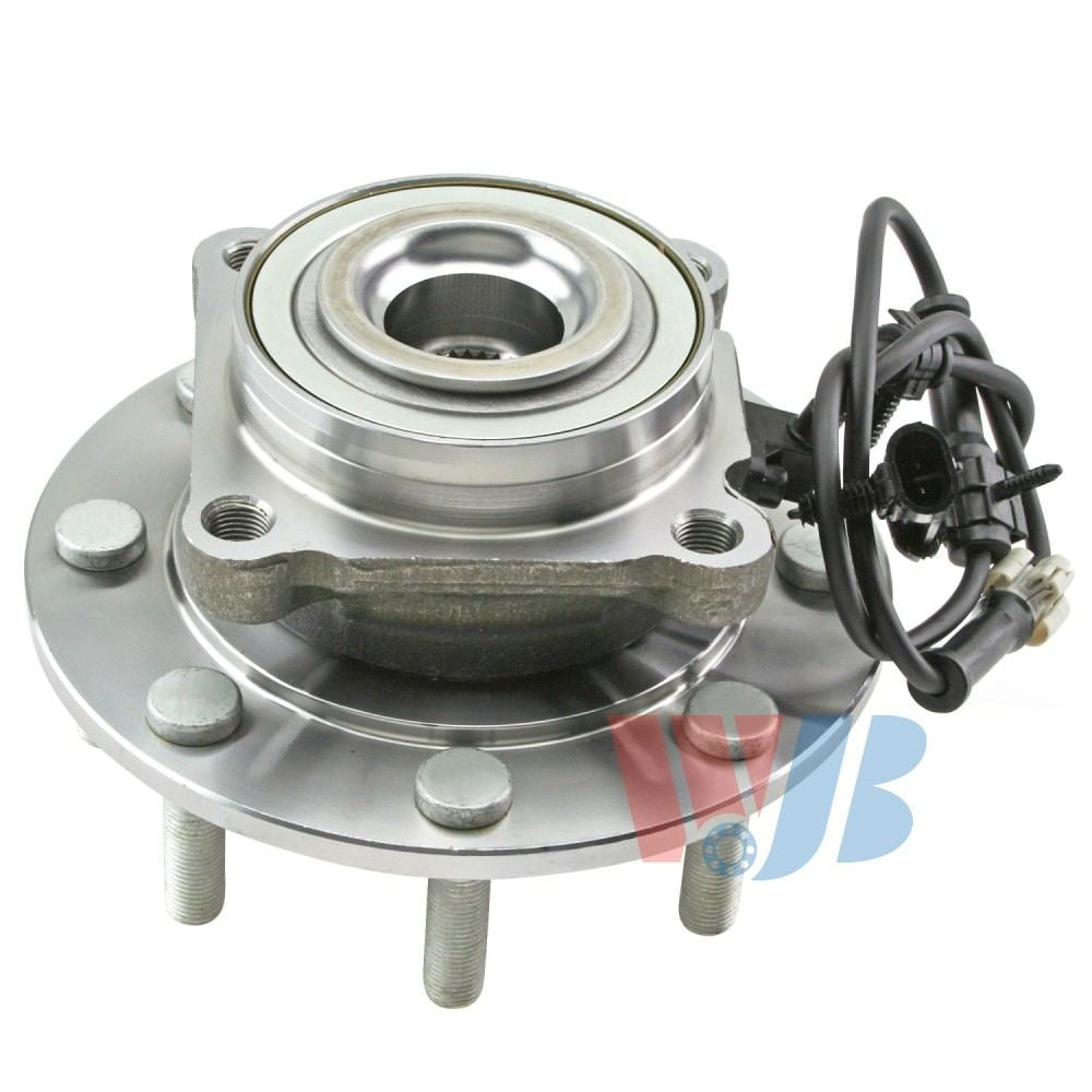 Front View of Front Wheel Bearing and Hub Assembly WJB WA515088