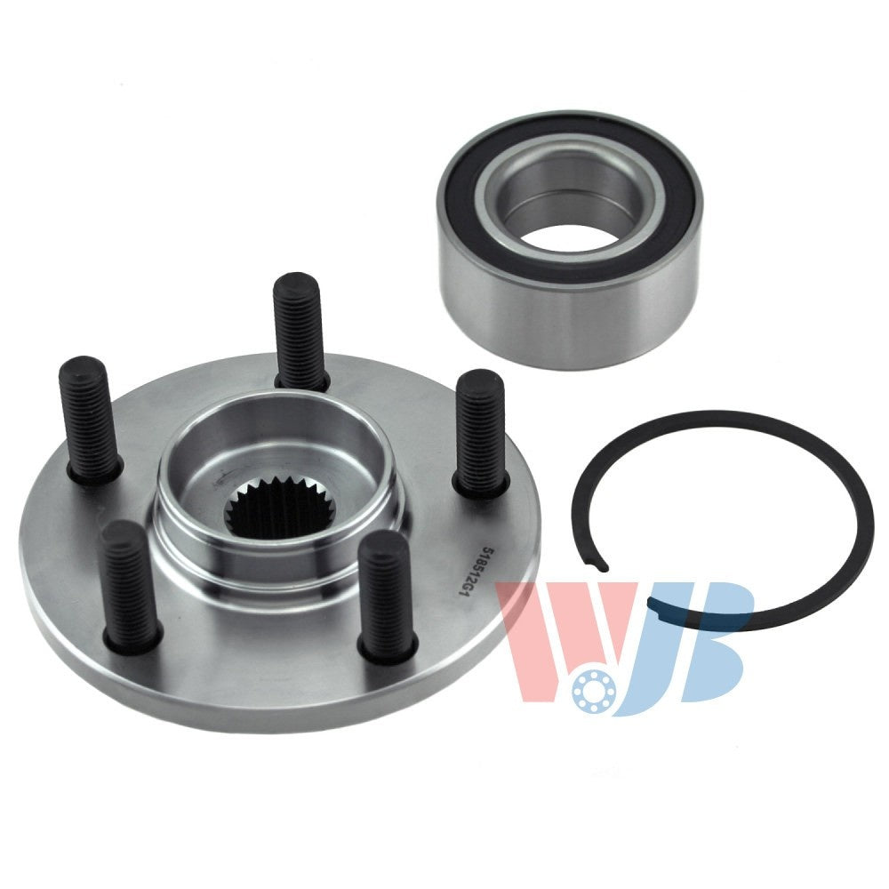 Front Wheel Hub Repair Kit (5 Stud Hub) WJB WA518512 For Dodge Plymouth Neon