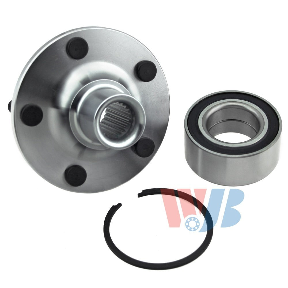 Front Wheel Hub Repair Kit (5 Stud Hub) WJB WA518512 For Dodge Plymouth Neon