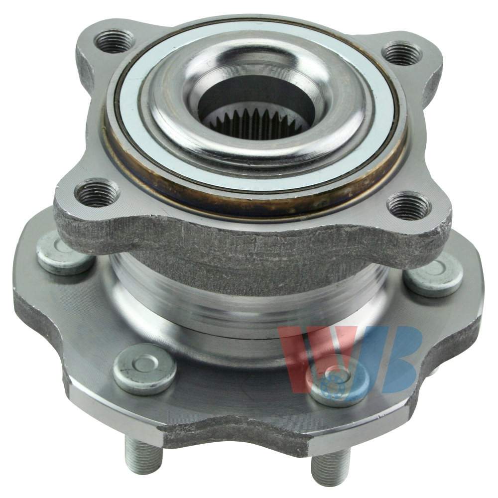 Front View of Rear Wheel Bearing and Hub Assembly WJB WA541003