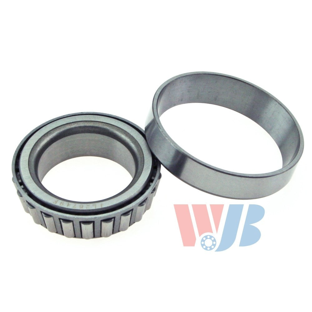 Back View of Rear Wheel Bearing and Race Set WJB WTA39