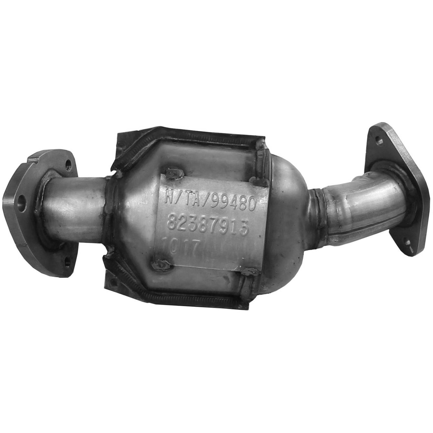 Angle View of Rear Catalytic Converter WALKER 16710