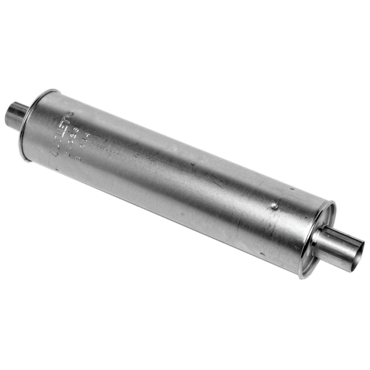 Front View of Exhaust Muffler WALKER 21028