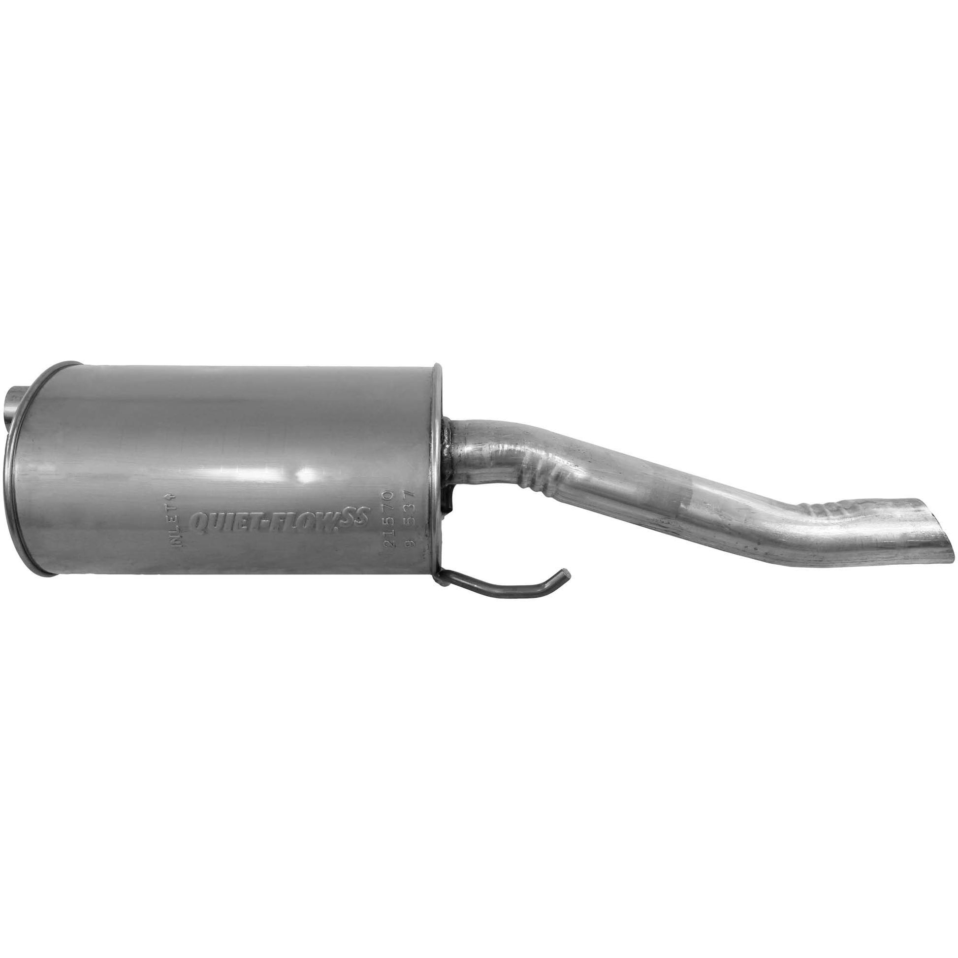 Front View of Right Exhaust Muffler WALKER 21570