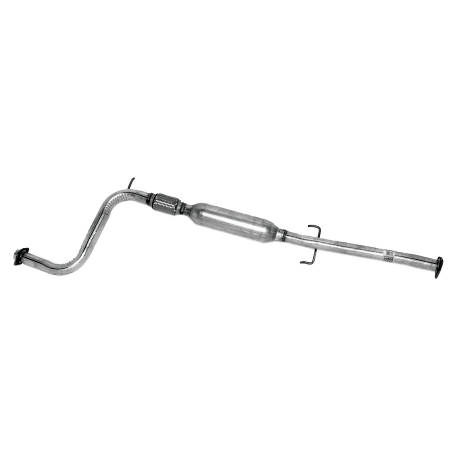 Front View of Exhaust Resonator and Pipe Assembly WALKER 46924