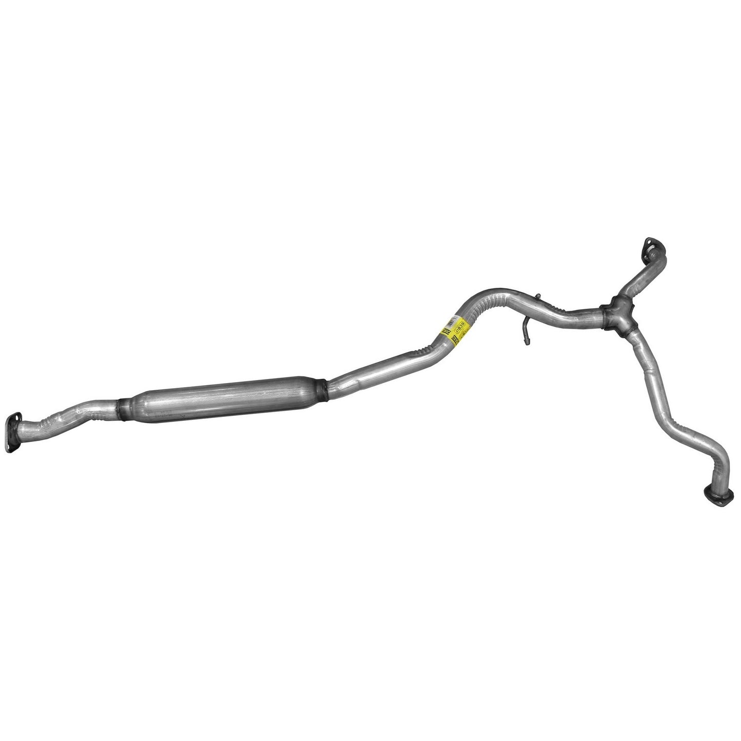 Front View of Exhaust Resonator and Pipe Assembly WALKER 47839